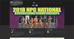 Desktop Screenshot of nationalbodybuilding.com
