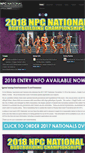 Mobile Screenshot of nationalbodybuilding.com